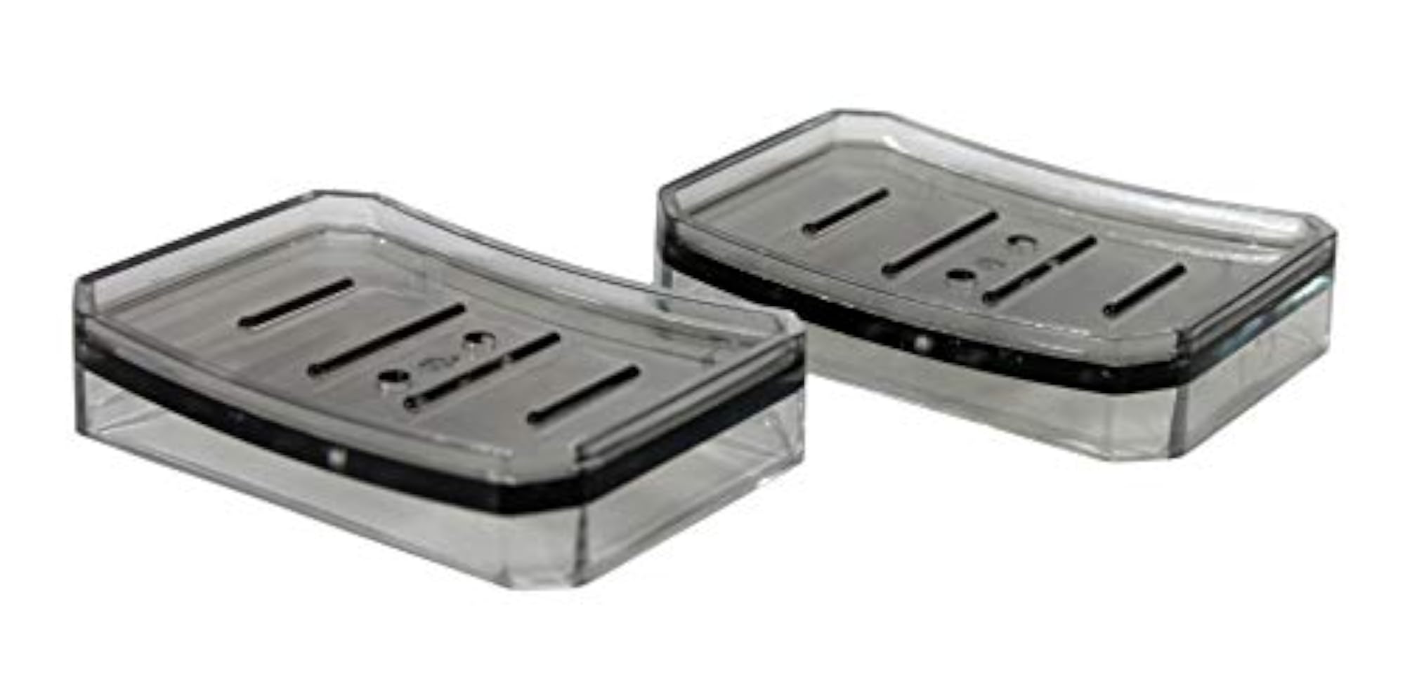 Small Size Soap Dish - Set of 2 - Grey